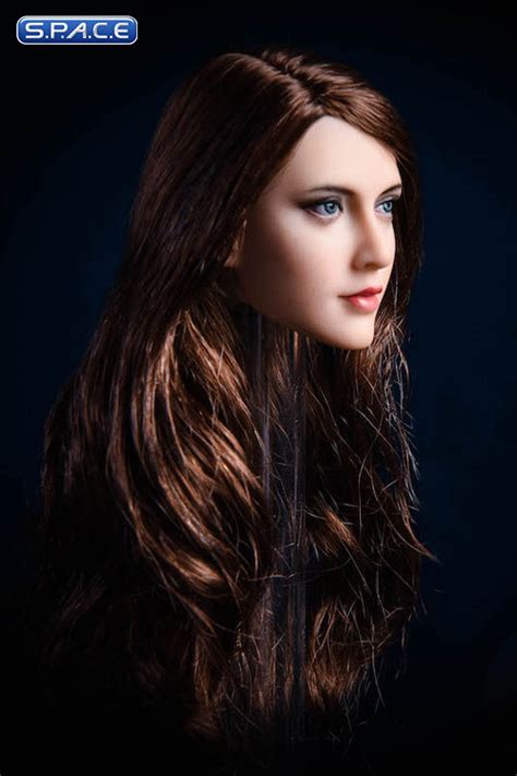 1 6 Scale Anna Head Sculpt Blue Eyes Brown Hair