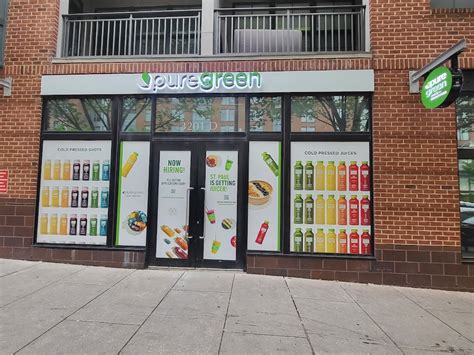 Pure Green Juice And Smoothie Charles Village 3201 St Paul St Ste D Baltimore Md 21218 Usa