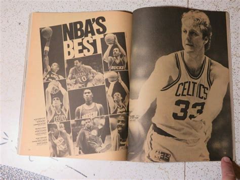 198687 Street Smiths Basketball Yearbook David Robinson Larry Bird