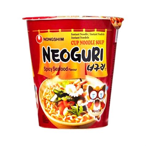 Nongshim Spicy Seafood Cup Noodle Neoguri 农心辣海鲜杯面 Shop Oriental Online Supermarket