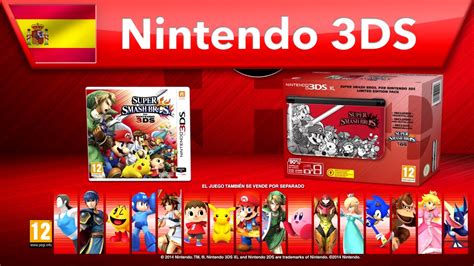Nintendo 3ds Xl Super Smash Bros Pack De Edición Limitada Desde 33999 € Compara Precios En