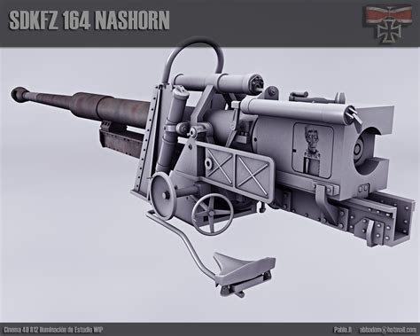 Sd Kfz 164 Nashorn 3D Infografías