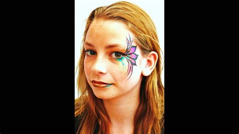 Face Painting Step By Step Eye Design Sophia Leadill Taylor Youtube