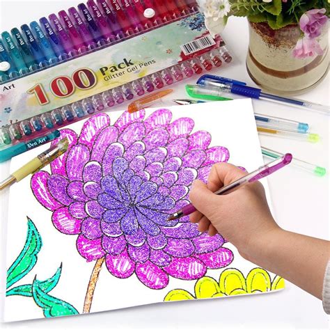 Kids Arts And Crafts Drawing Quality Gel Pen Set For Adult Coloring