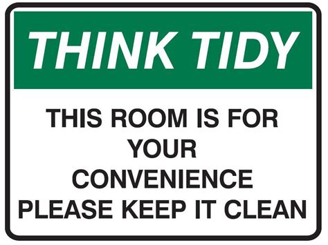 Keep This Room Tidy Signs Just Bcause