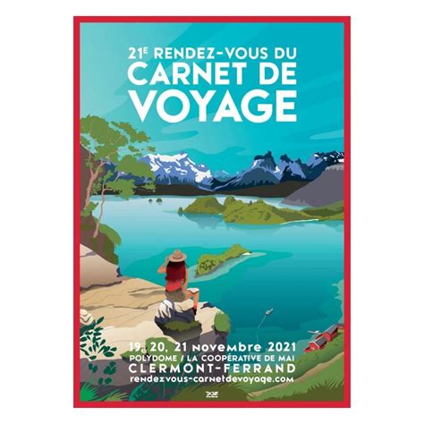 Visuel Affiche Rendez Vous Du Carnet De Voyage De Clermont Ferrand 2021