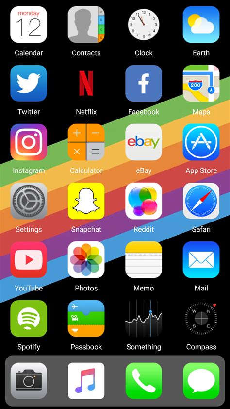 Iphone Theme I Made On My Galaxy Rnovalauncher