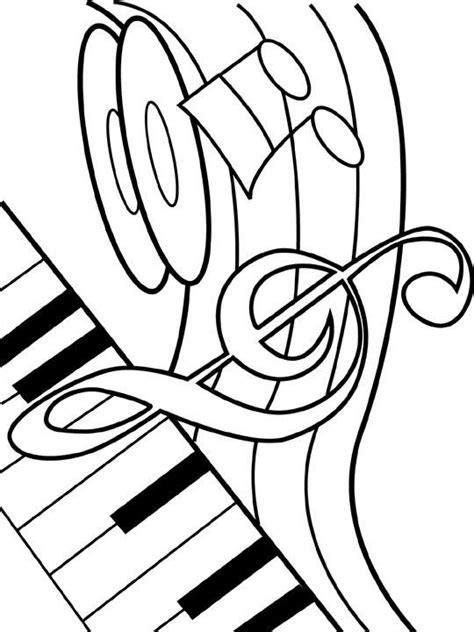 An octopus with musical instruments. Coloriages de Instruments de Musique