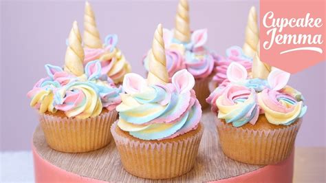 Cute Unicorn Cupcakes With Magic Horns And Ears Cupcake Jemma