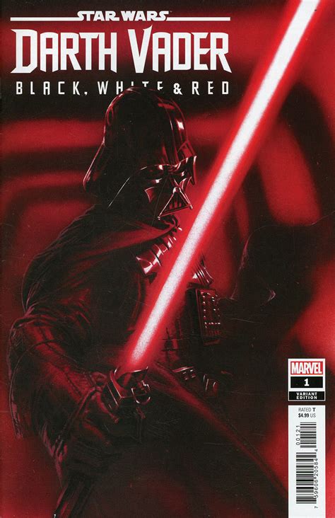 Star Wars Darth Vader Black White And Red 1 Cover B Variant Gabriele