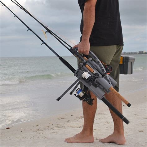 Rod Runner Pro Fishing Rod Carrier Gray Fishing Rod Carrier