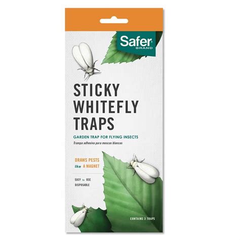 Safer Brand Sticky Whitefly Trap 3 Traps