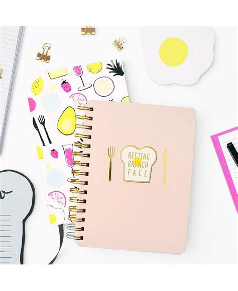 Mara Mi Resting Brunch Face Spiral Notebook And Reviews Cleaning