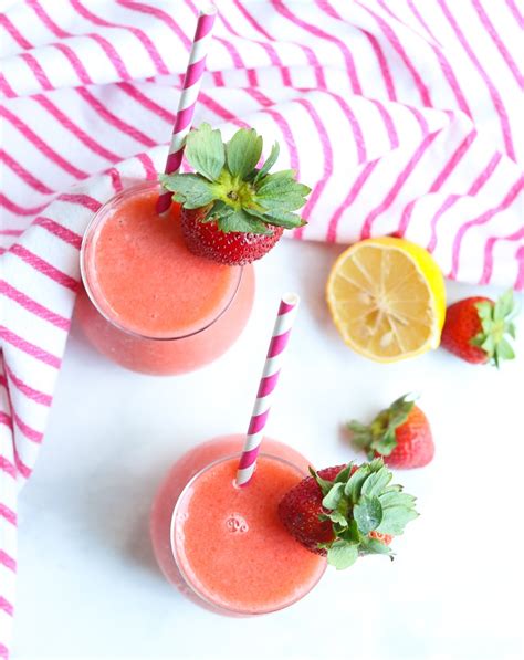 Frozen Strawberry Lemonade Recipe Happy Healthy Mama