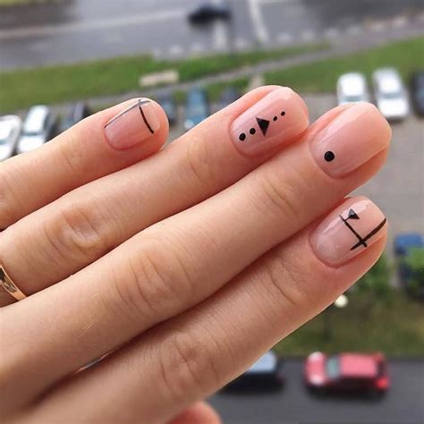 CHECK OUT These Minimalist Nails Minimal Negative Space Nails