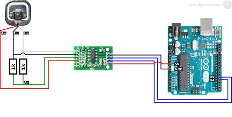 50kg Load Cells With Hx711 And Arduino 4x 2x 1x Diagrams Circuit