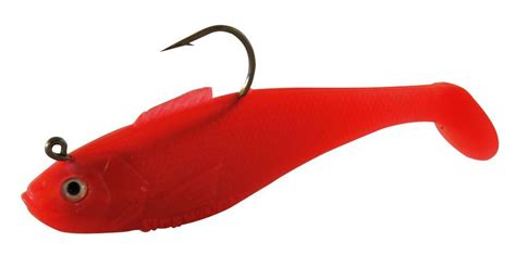 Sidewinder Super Solid Shad 4 25g Candy Red Big Catch Tackle