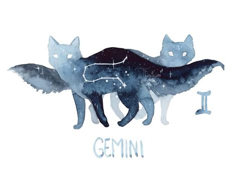 Gemini By Threeleaves On Deviantart Gemini Art Spirit Animal Tattoo