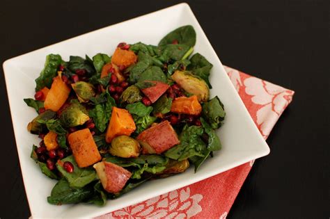 Toss spinach, radishes, and half of dressing in large salad bowl. Roasted Vegetable and Spinach Salad | Beantown Baker