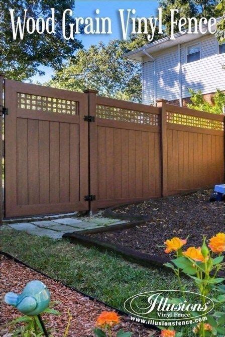 Wood Grain Vinyl Fence Vinyl Fence Panels Vinyl Privacy Fence