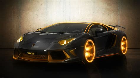 46 Cool Gold Cars Wallpapers