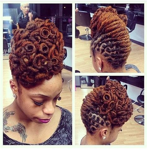 215 Best Images About Loc Updos On Pinterest