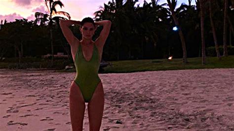 Khloe Kardashian And Kendall Jenners One Piece Swimsuits