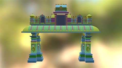 Temple Arch 3d Model By Kirankudupudi 1da20bc Sketchfab