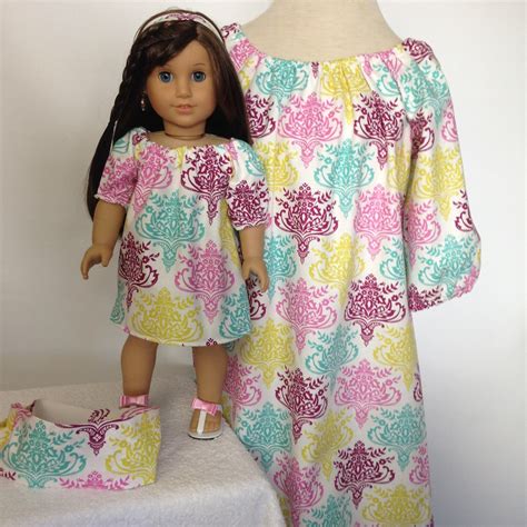 Girl Doll Matching Clothes 18 In Or 14 In Dollie And Me Etsy