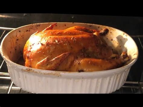 Cooking chicken times for whole and fryer chicken including baking times and temperatures. How to bake a whole chicken - YouTube