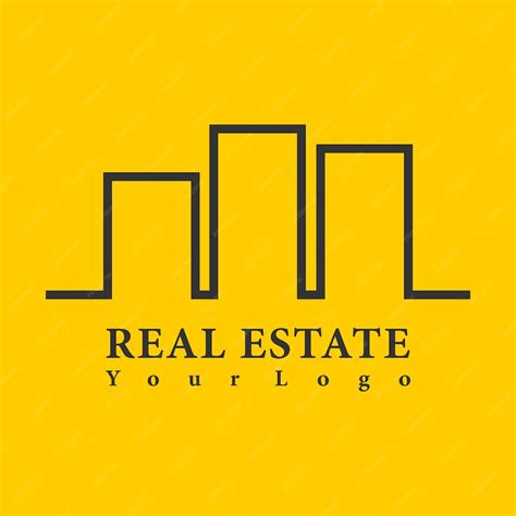 Premium Vector Simple Real Estate Logo Vector Design