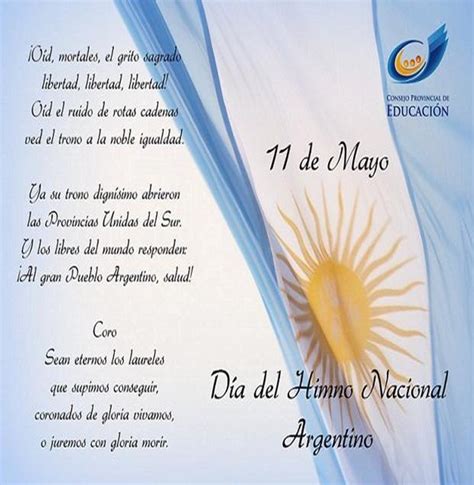 Himno Nacional Argentino Original 11 De Mayo Dia Del