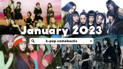 Ranking January 2023 Kpop Comebacks Youtube