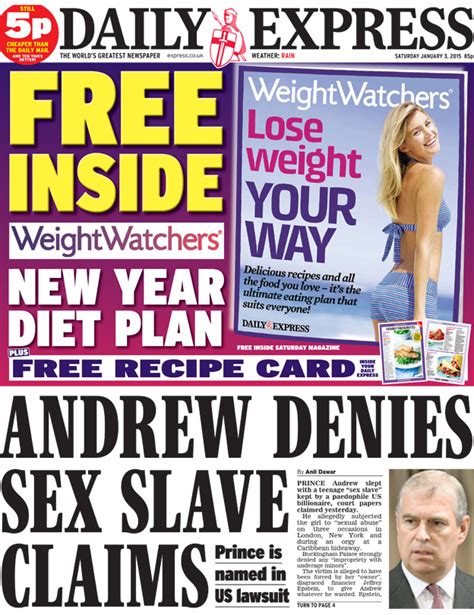 newspaper headlines prince andrew sex claim denial and conservative poster fib bbc news