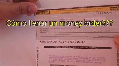Como llenar un money order (modo facil!) loading money orders into a certex printer. Como llenar un money order??? - YouTube