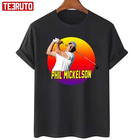 Retro Phil Mickelson Golfer Unisex T Shirt Teeruto