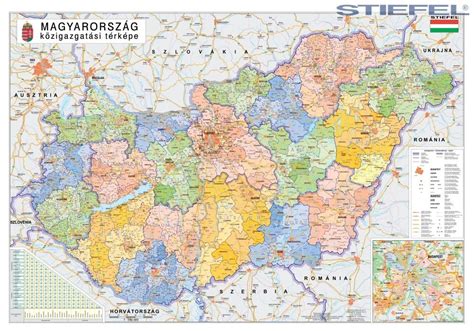 Kérem a jobb oldalon válassza ki a várost (magyarország térképen város lista része látható, teljes lista a térkép feletti. Magyarország közigazgatása járásszínezéssel 100*70 cm falitérkép - térképtűvel szútható ...