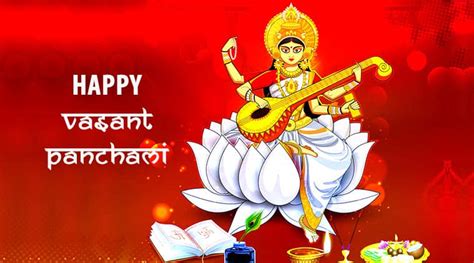 Happy Vasant Panchami 2018 Wishes Images Greetings Maa Saraswati Photos Quotes S