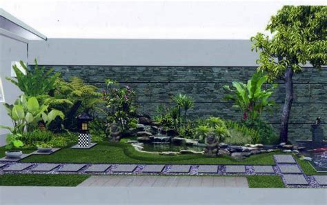 Contoh desain pagar rumah terbaru. 5 Desain Taman Batu Alam Dengan Pertimbangan Letak Taman