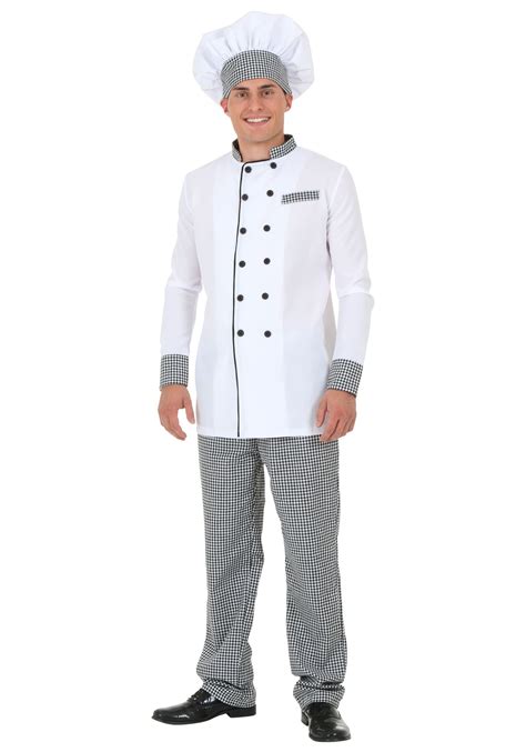 Adult Chef Costume With Images Chef Costume Cosplay Costumes For Men Cook Clothes