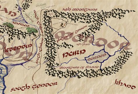 An Interactive Map Of Middle Earth The Mary Sue