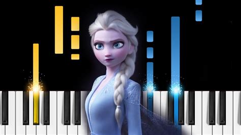 Frozen 2 Into The Unknown Idina Menzel Easy Piano Tutorial Youtube