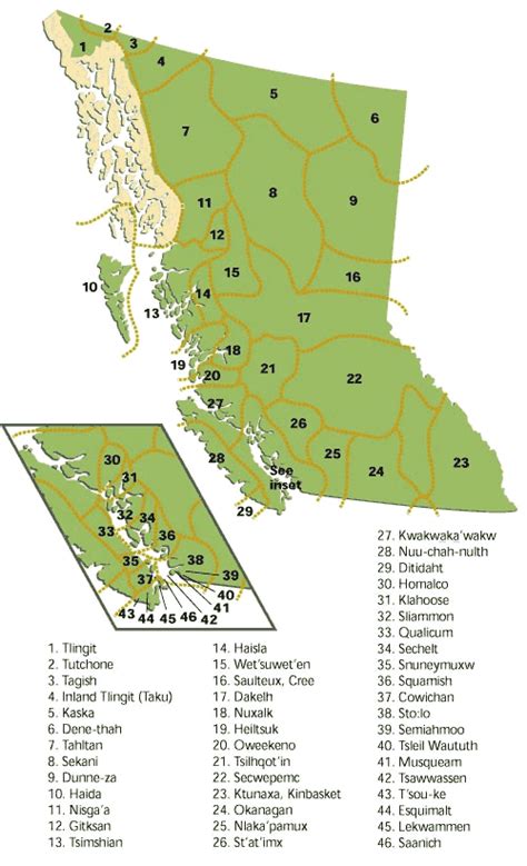 First Nations Of Bc Knowbc The Leading Source Of Bc Information