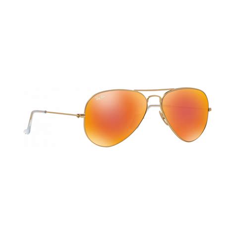 Unisex Aviator Sunglasses // Orange - Ray-Ban® - Touch of ...