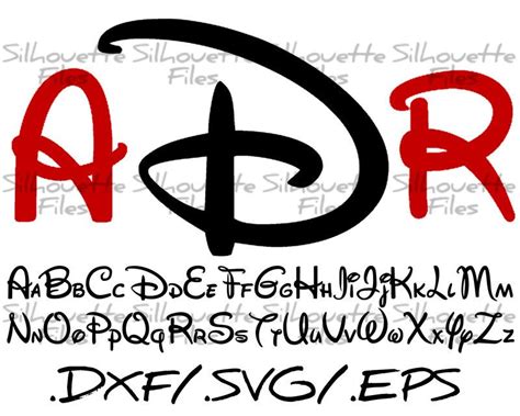 Disney Font Svg Free Download SVG PNG EPS DXF File