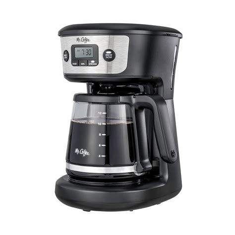 Mr Coffee 12 Cup Programmable Coffeemaker With Strong Brew Selector