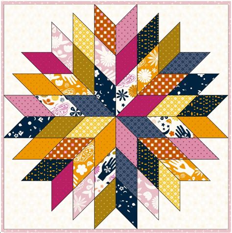 Homestead Star Quilt Kit In Moonglow By Plains And Pine Lamb And Loom