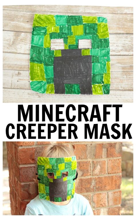 Minecraft Creeper Mask Skrafty