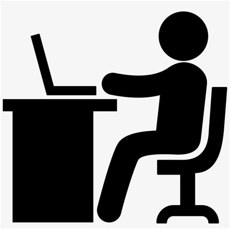 Working With Laptop Vector People Work Icon Free Transparent Png