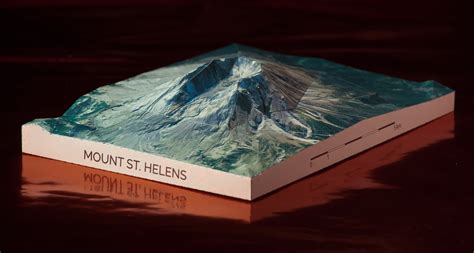 Mount St Helens Papercraft Mountains